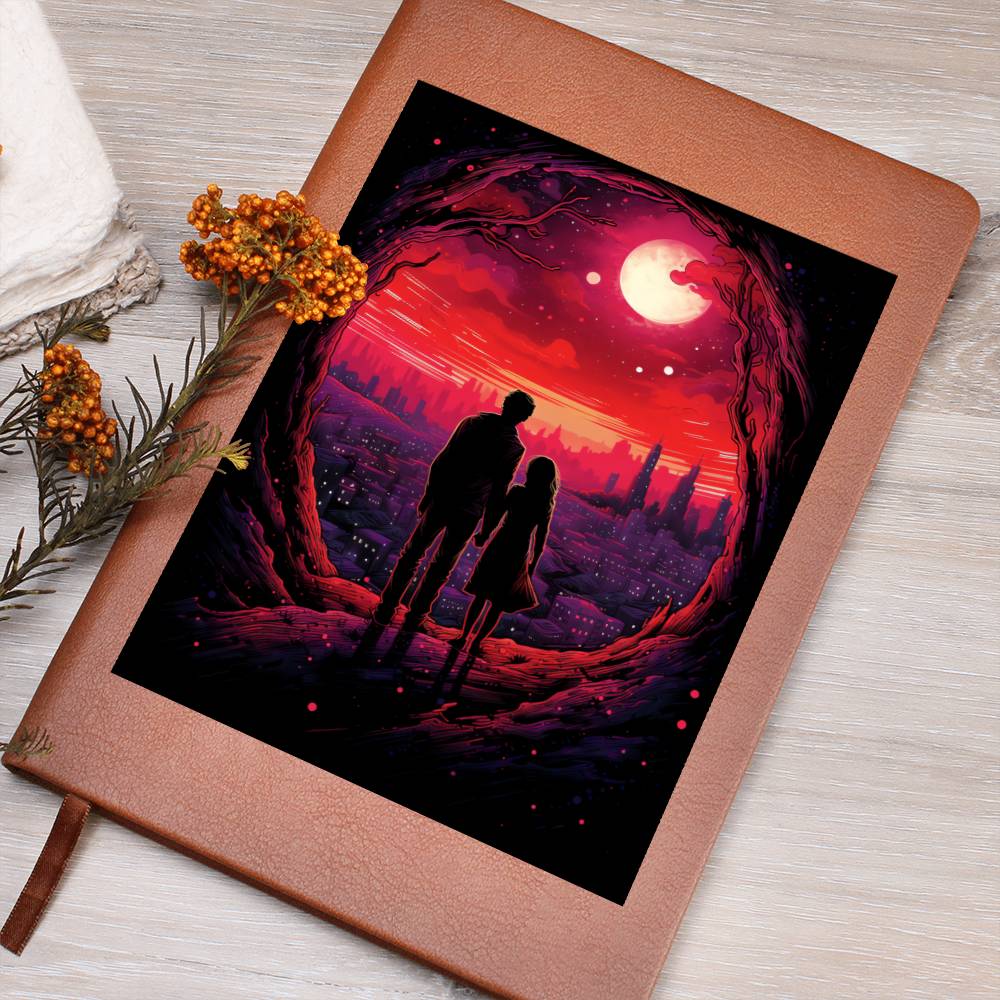 Valentine's Day Art 471 - Vegan Leather Journal
