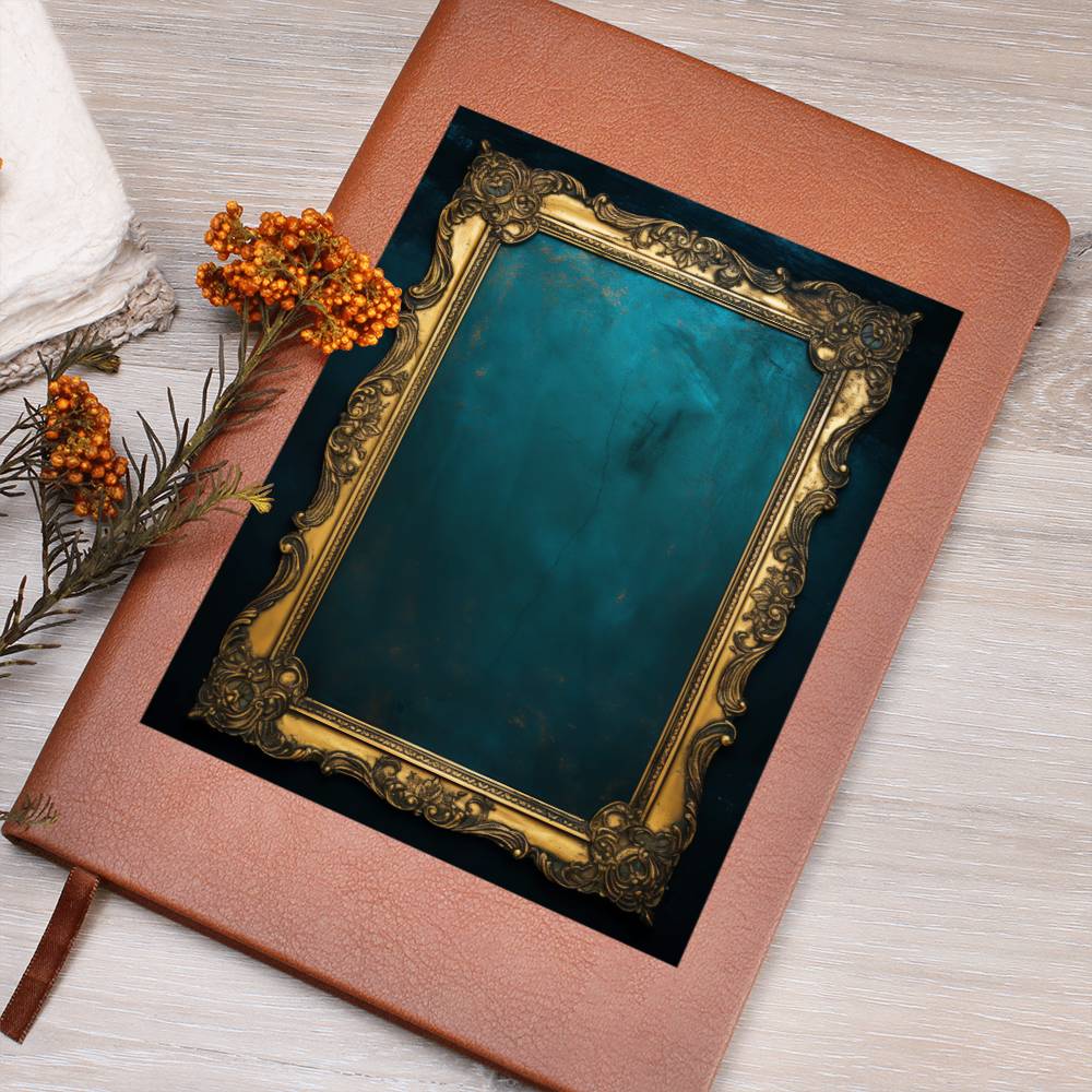 Ornate Gold Cover 115 - Vegan Leather Journal