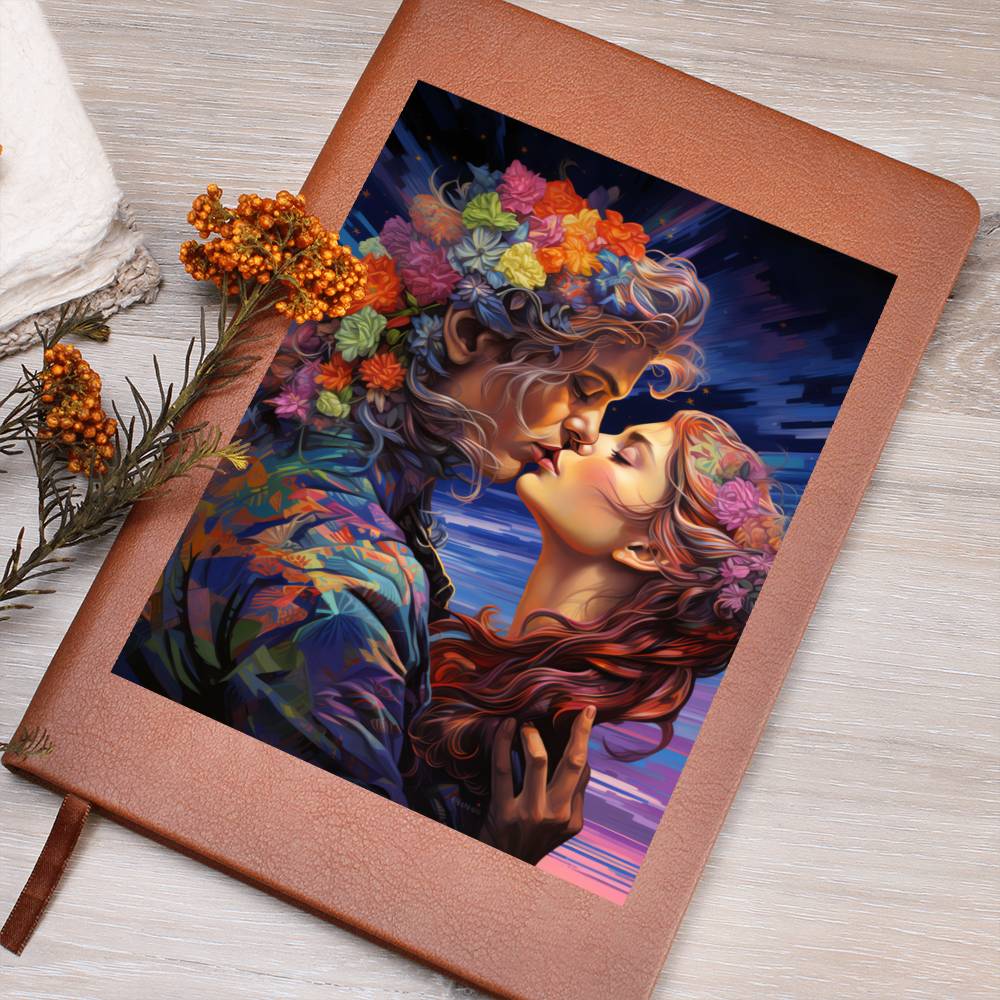 Valentine's Day Art 034 - Vegan Leather Journal