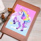 Cute Unicorn 007 - Vegan Leather Journal