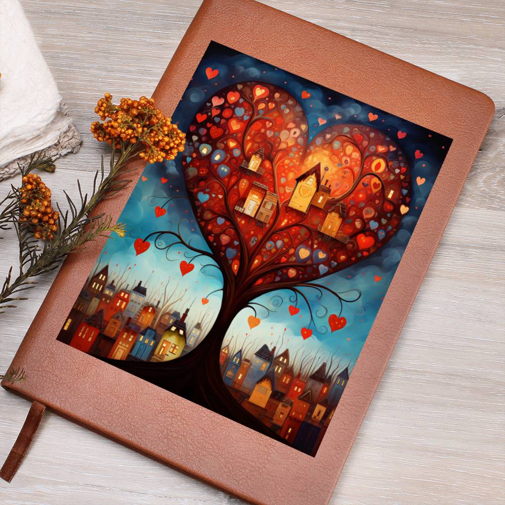 Valentine's Day Art 192 - Vegan Leather Journal