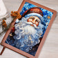 Christmas Stained Glass Design 007 - Vegan Leather Journal