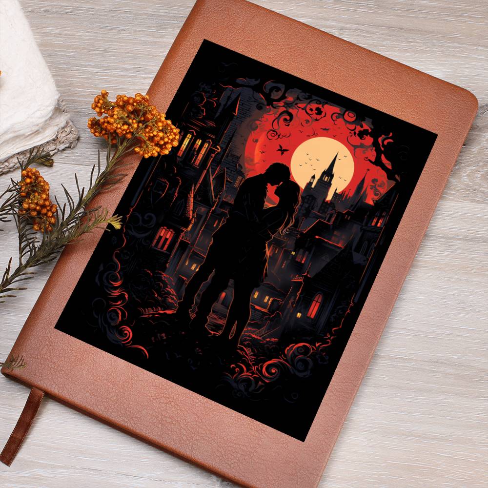 Valentine's Day Art 088 - Vegan Leather Journal