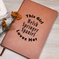 Welsh Springer Spaniel v2 - Vegan Leather Journal