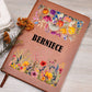Berniece (Botanical Blooms) - Vegan Leather Journal