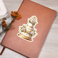 Luxury Wedding Decor Sticker 012 - Vegan Leather Journal