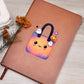 Cute Halloween Sticker 010 - Vegan Leather Journal