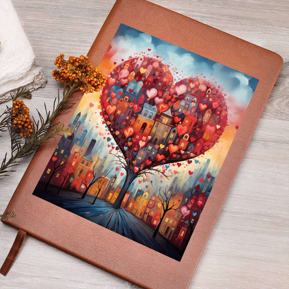 Valentine's Day Art 244 - Vegan Leather Journal