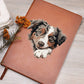 Australian Shepherd Peeking - Vegan Leather Journal