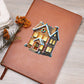 Christmas Gingerbread House 011 - Vegan Leather Journal