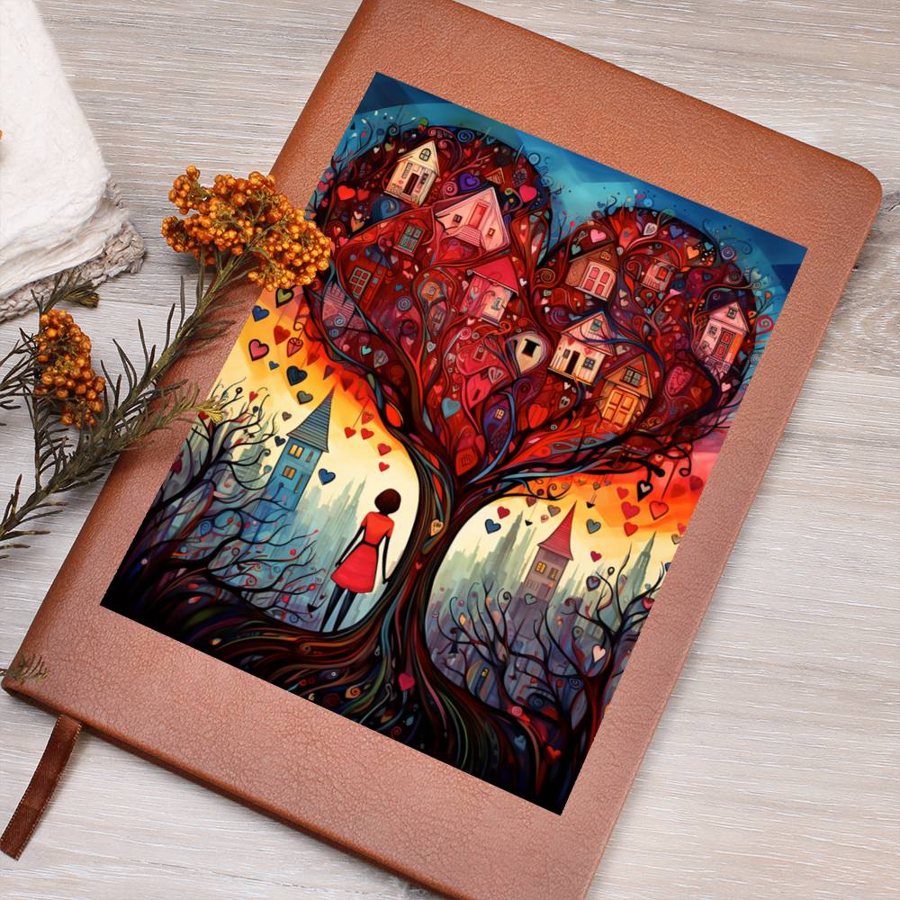 Valentine's Day Art 436 - Vegan Leather Journal