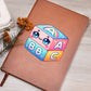 Cute Back to School Sticker 100 - Vegan Leather Journal