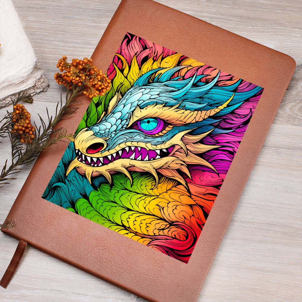 Majestic Dragon 027 - Vegan Leather Journal