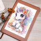 Cute Unicorn 092 - Vegan Leather Journal