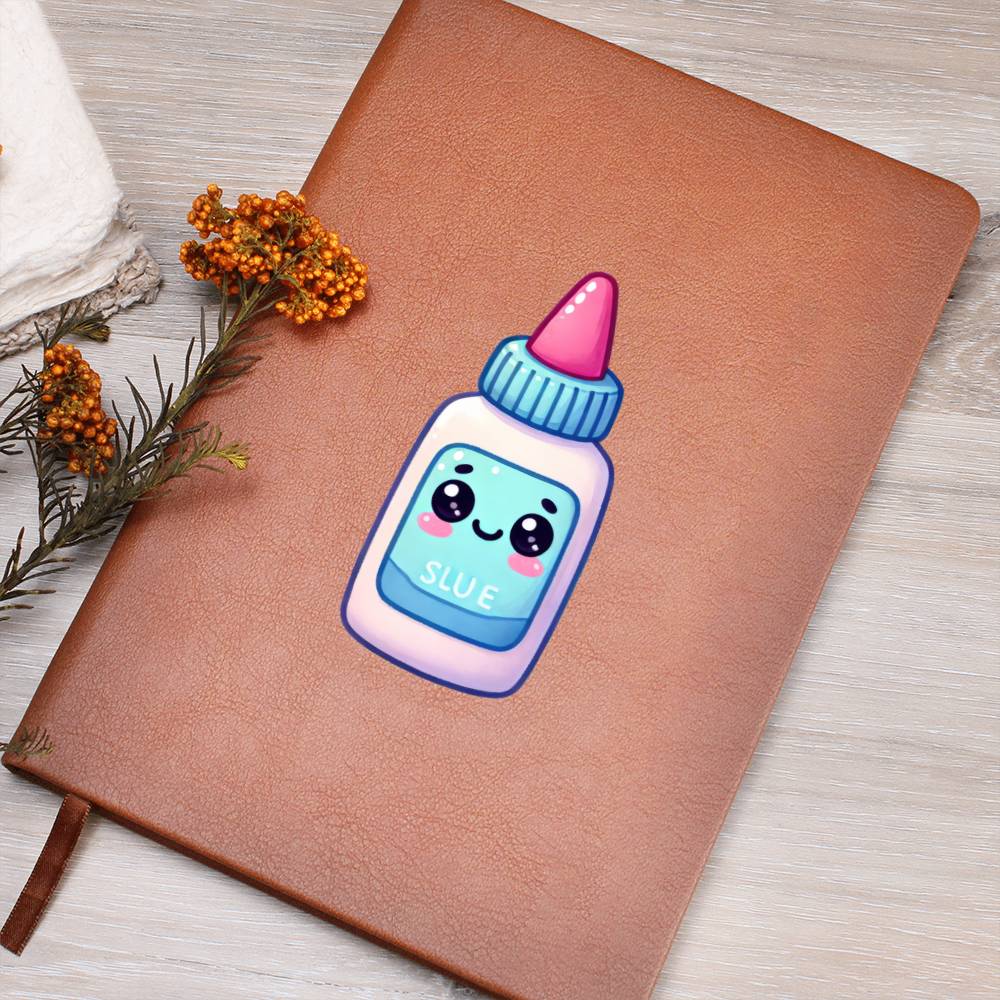 Cute Back to School Sticker 101 - Vegan Leather Journal