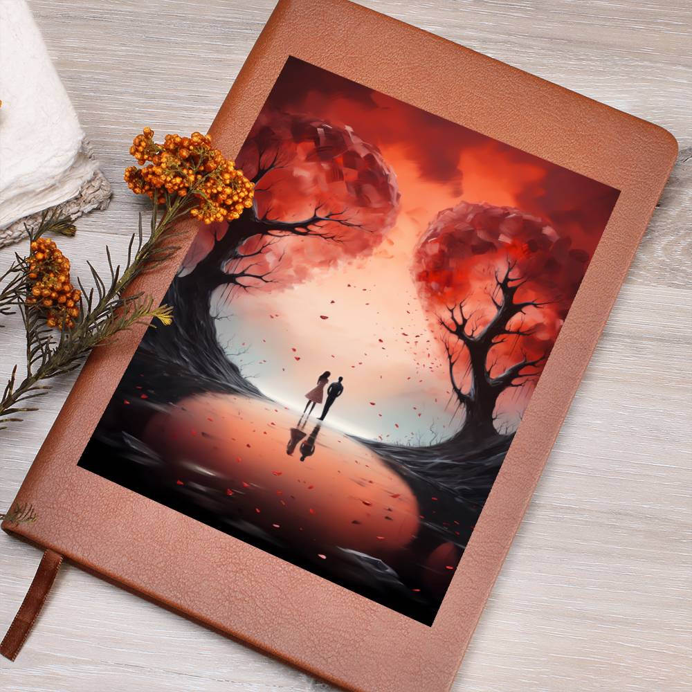 Valentine's Day Art 049 - Vegan Leather Journal
