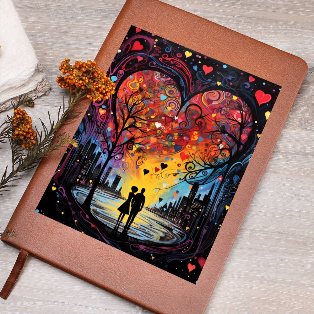 Valentine's Day Art 160 - Vegan Leather Journal