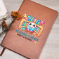 Cute Back to School Sticker 042 - Vegan Leather Journal