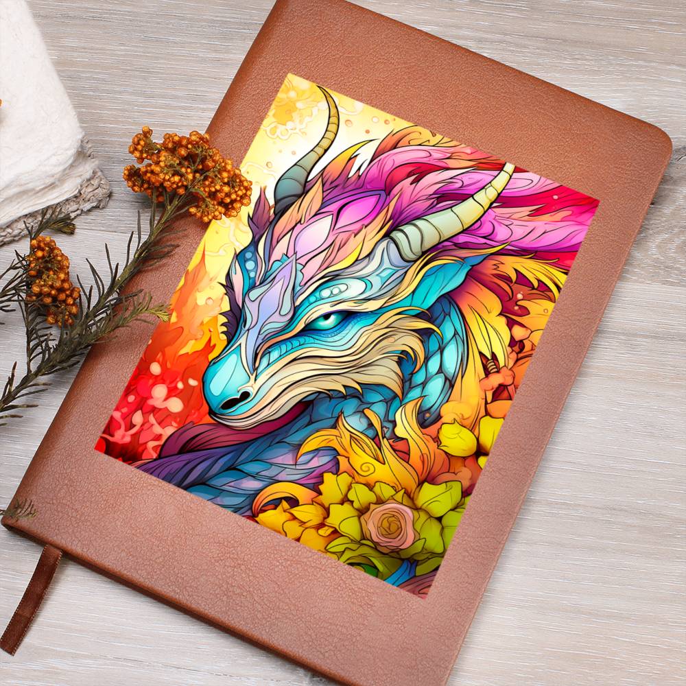 Majestic Dragon 016 - Vegan Leather Journal