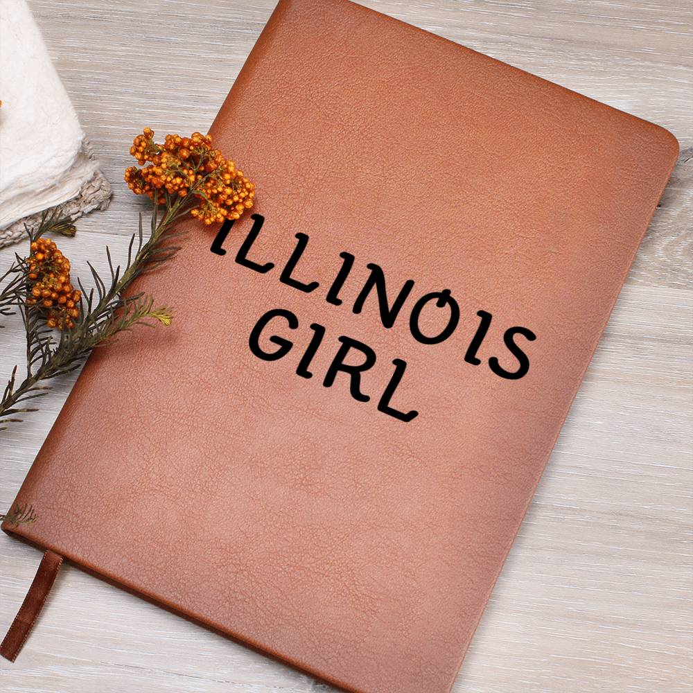 Illinois Girl - Vegan Leather Journal