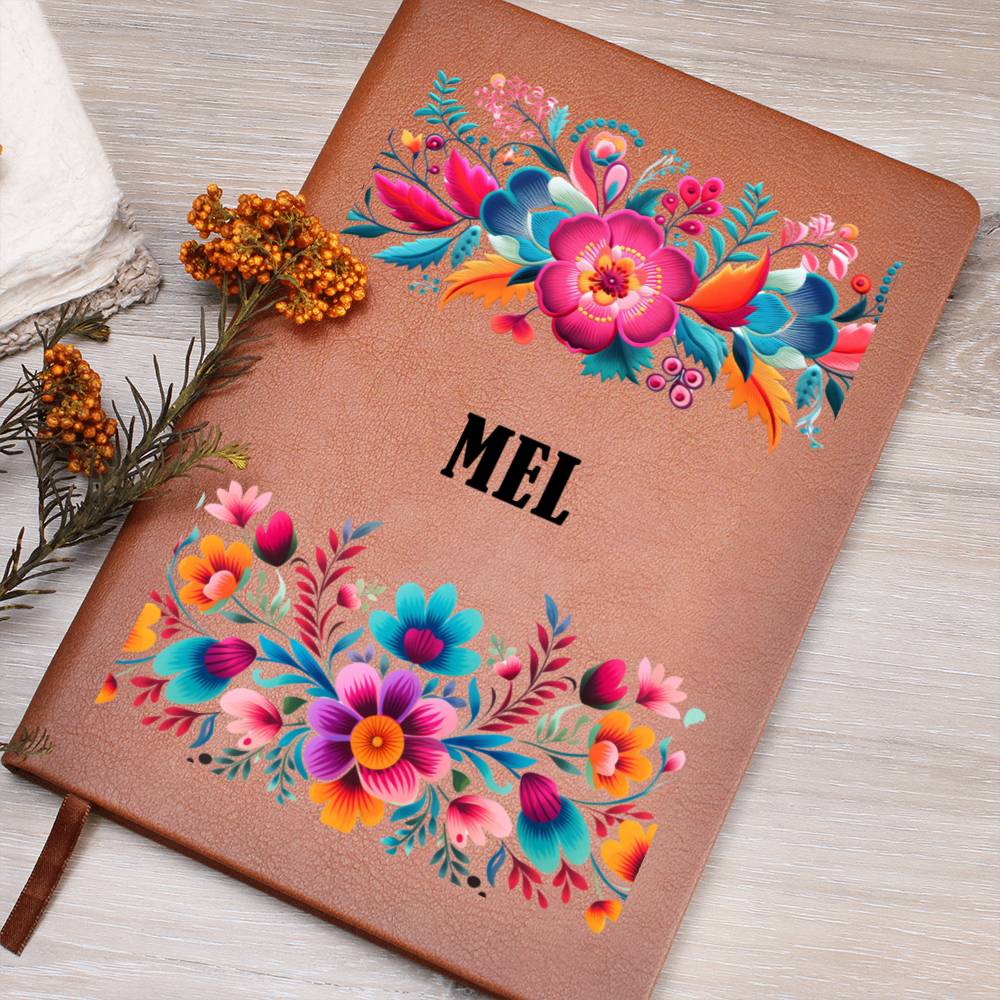 Mel (Mexican Flowers 2) - Vegan Leather Journal