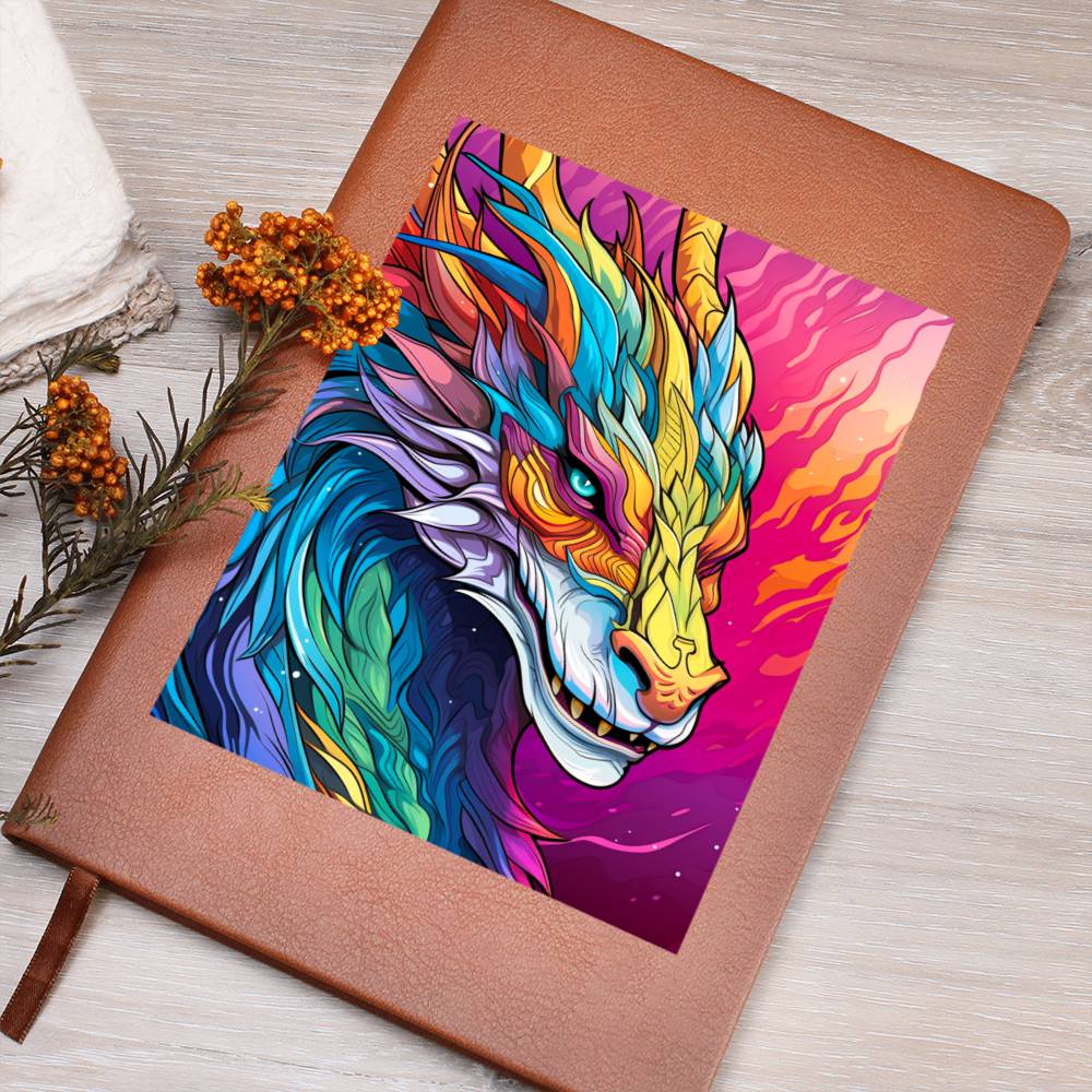 Majestic Dragon 017 - Vegan Leather Journal