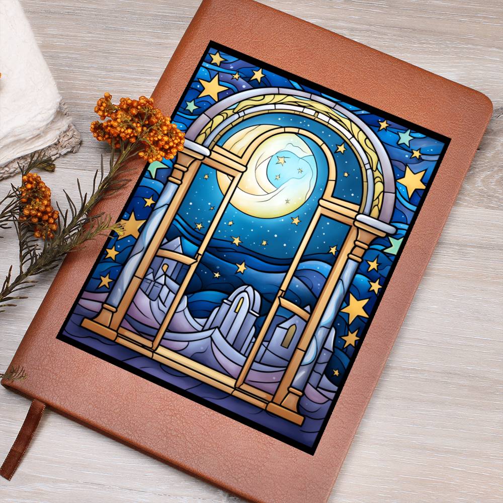 Minimalist BOHO Art 050 - Vegan Leather Journal