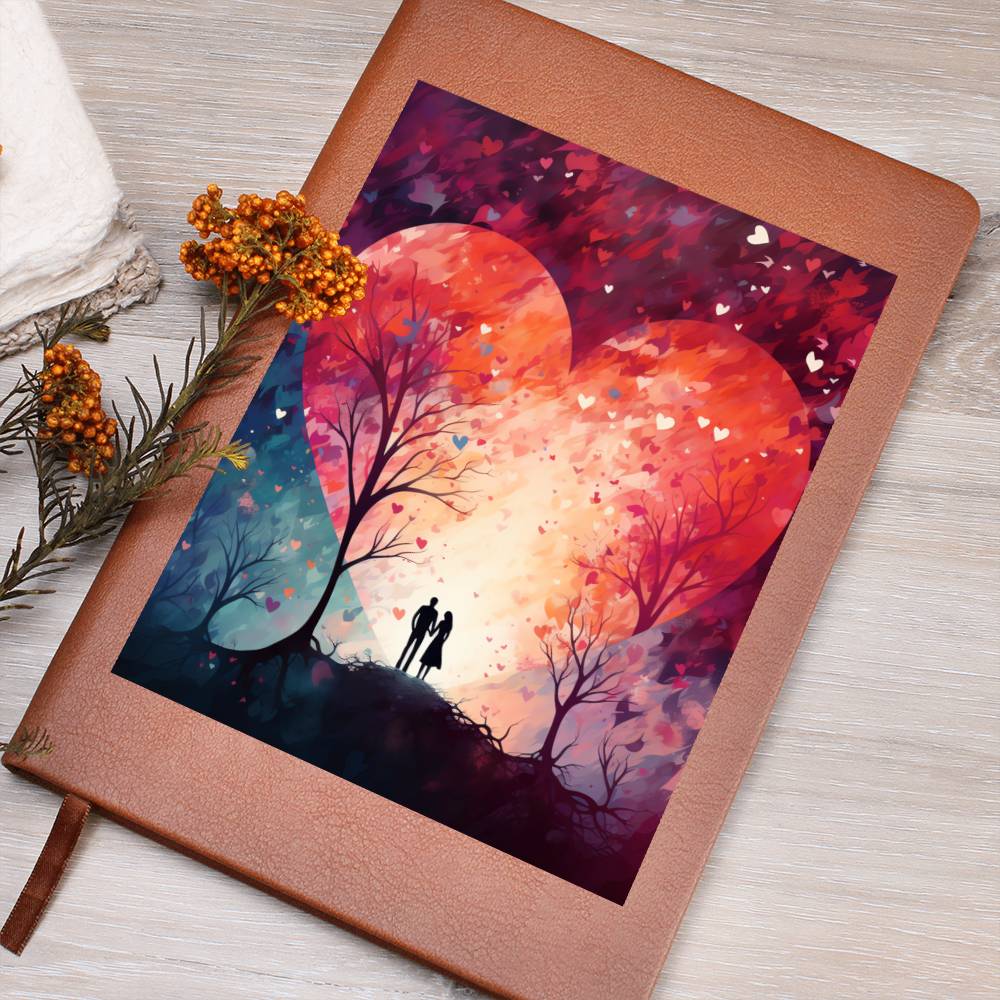 Valentine's Day Art 035 - Vegan Leather Journal