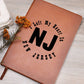 Heart In New Jersey v01 - Vegan Leather Journal