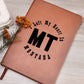 Heart In Montana v01 - Vegan Leather Journal