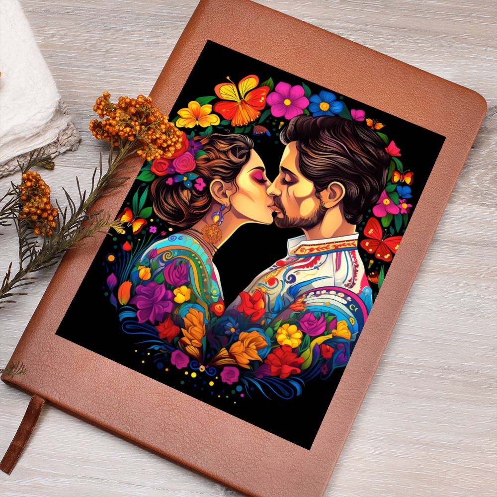 Valentine's Day Art 371 - Vegan Leather Journal