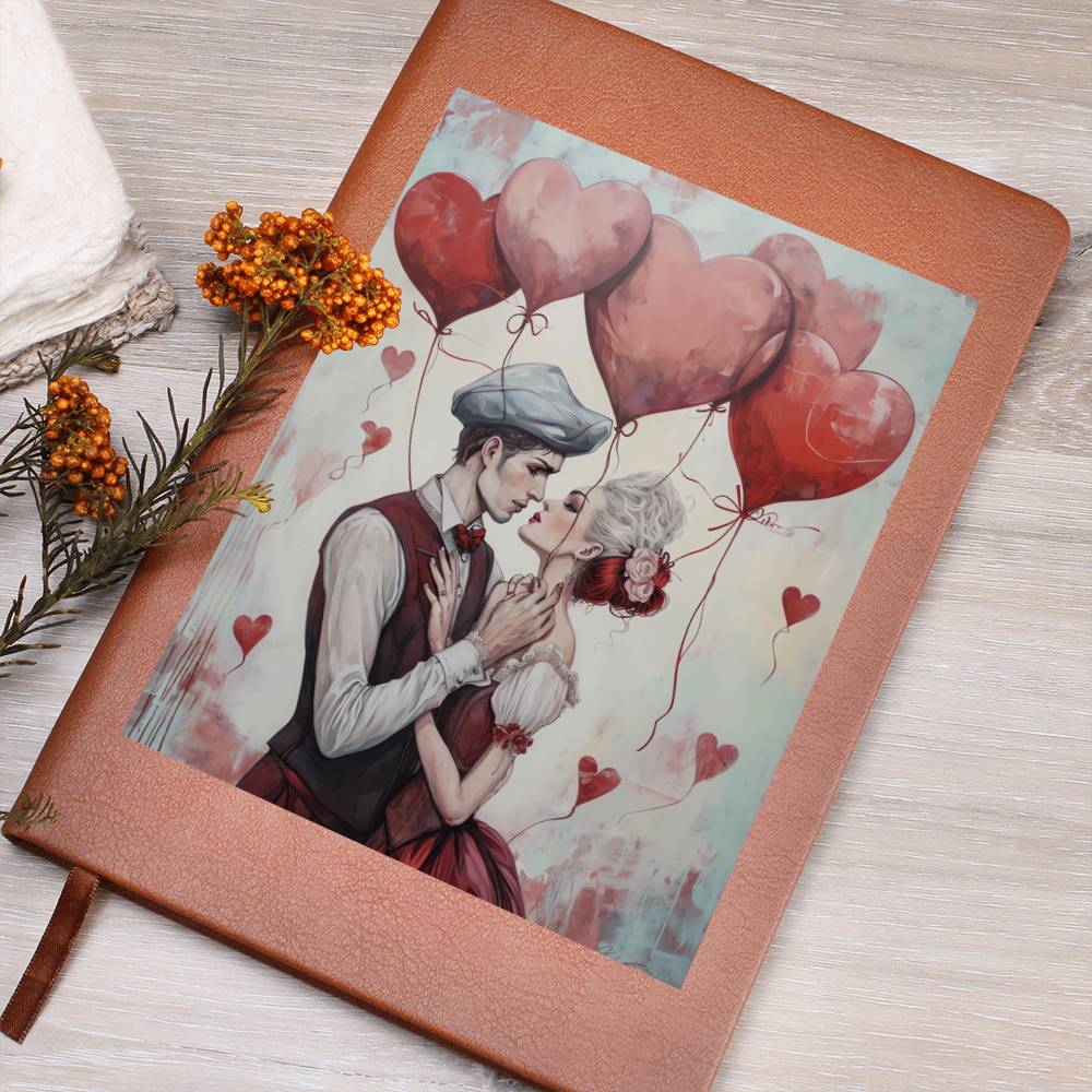 Valentine's Day Art 247 - Vegan Leather Journal