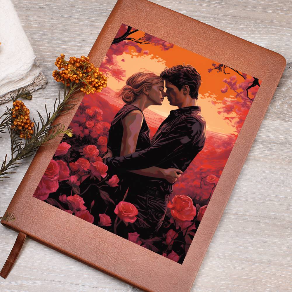 Valentine's Day Art 124 - Vegan Leather Journal