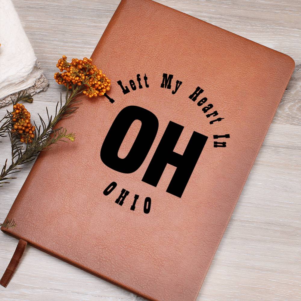 Heart In Ohio v01 - Vegan Leather Journal
