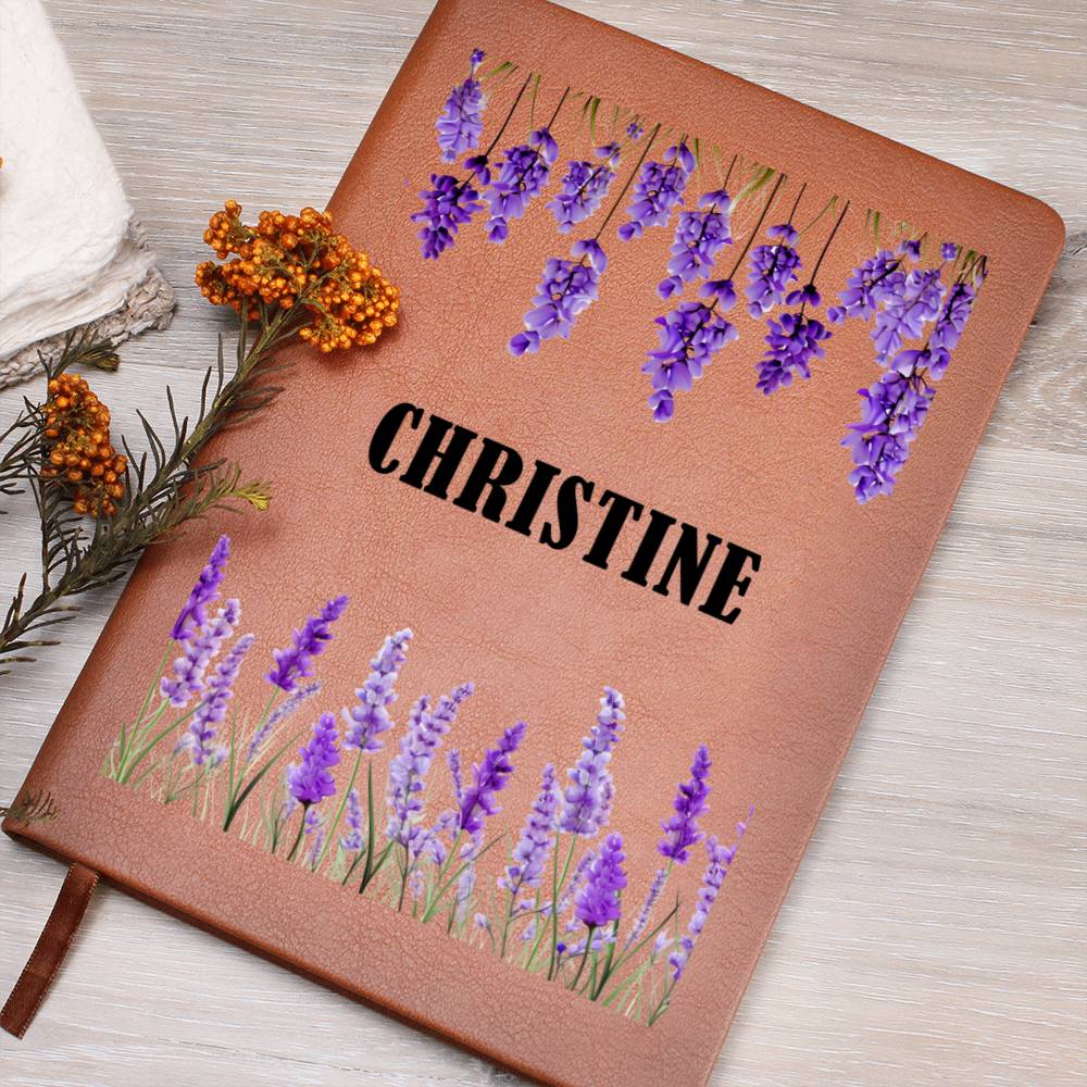 Christine (Lavender) - Vegan Leather Journal