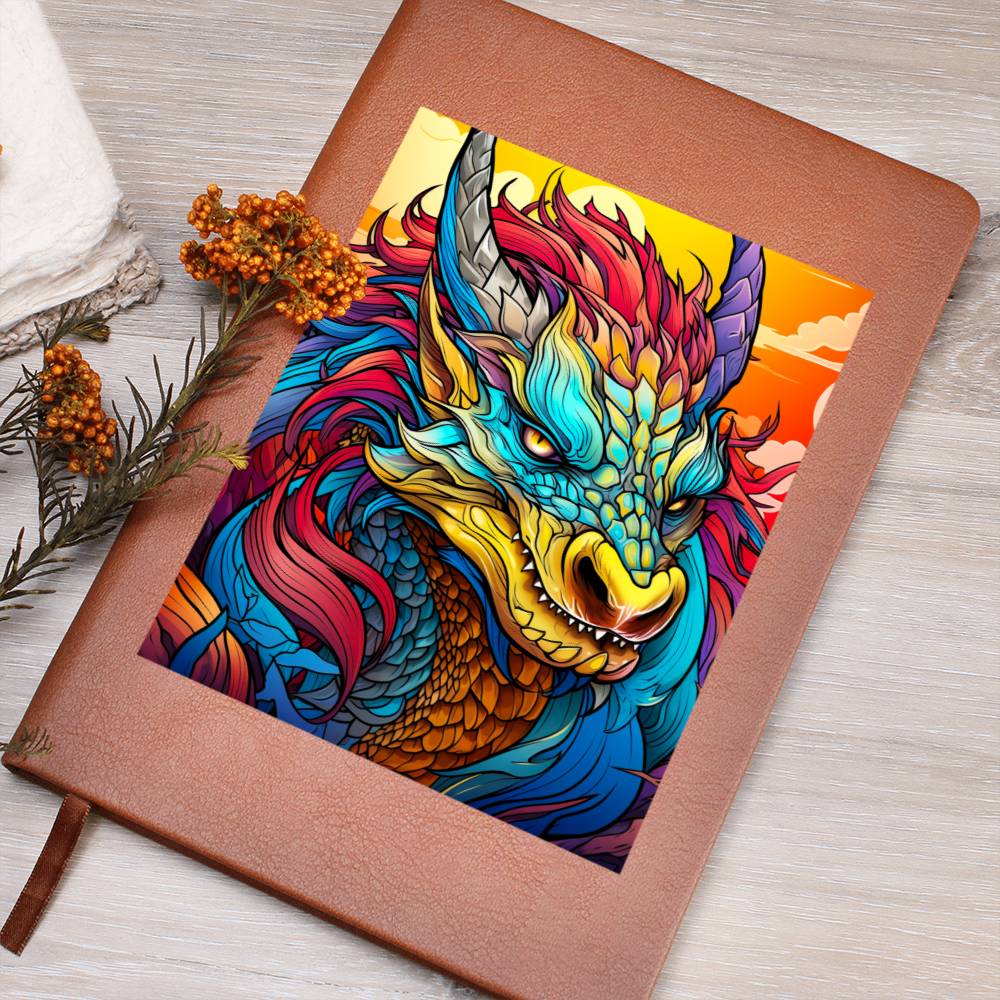 Majestic Dragon 026 - Vegan Leather Journal