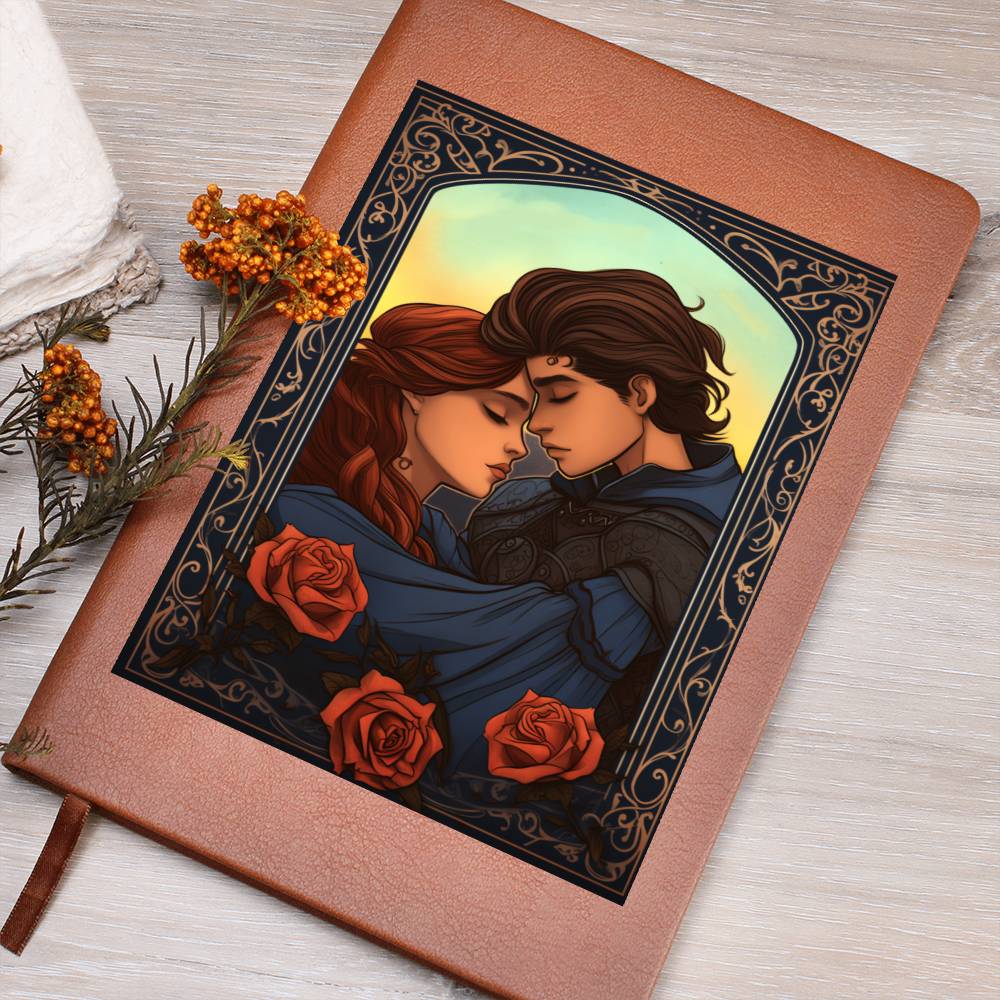Valentine's Day Art 347 - Vegan Leather Journal