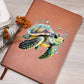 Cute Sea Turtle 004 - Vegan Leather Journal