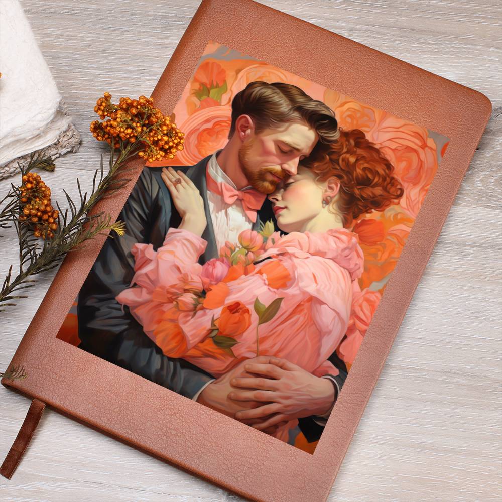 Valentine's Day Art 051 - Vegan Leather Journal