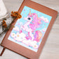 Cute Unicorn 108 - Vegan Leather Journal