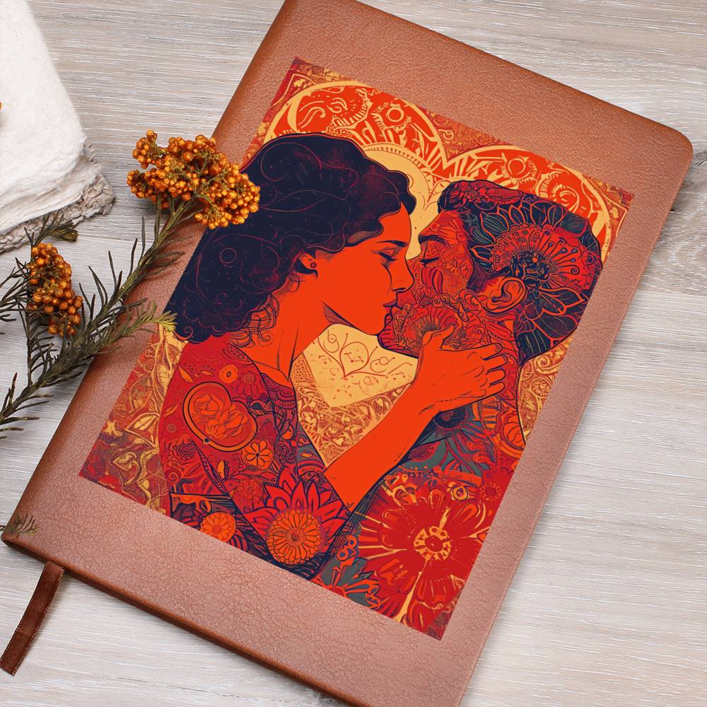 Valentine's Day Art 093 - Vegan Leather Journal