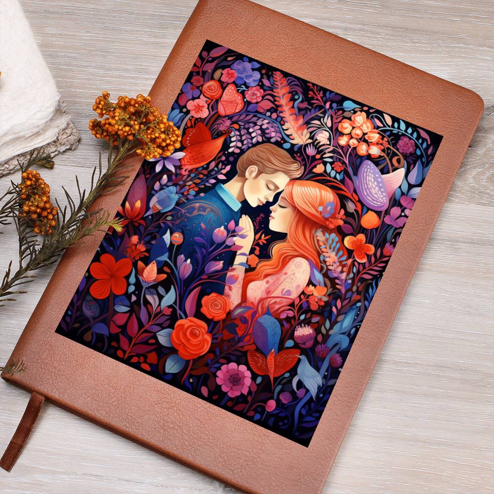 Valentine's Day Art 217 - Vegan Leather Journal