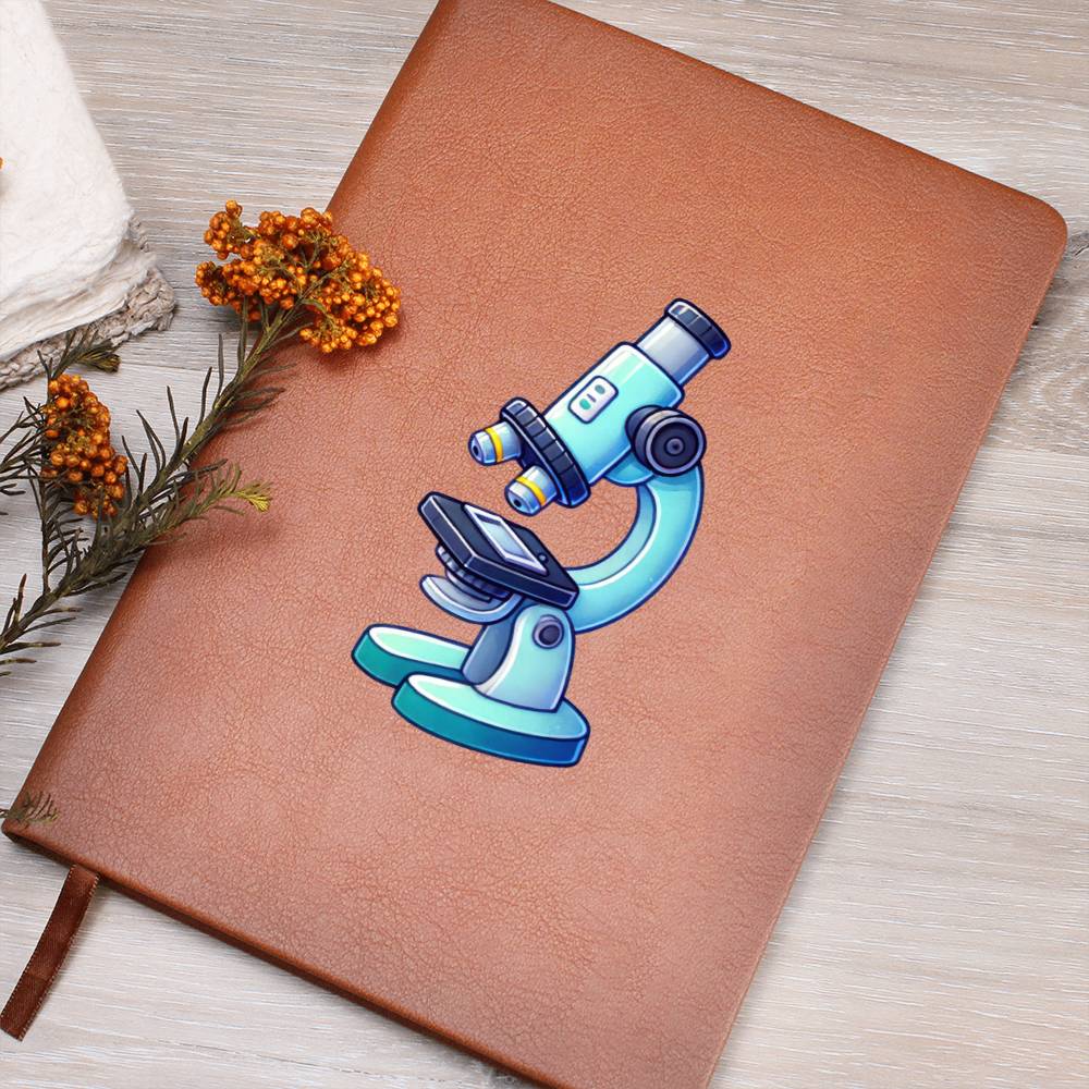 Cute Back to School Sticker 055 - Vegan Leather Journal