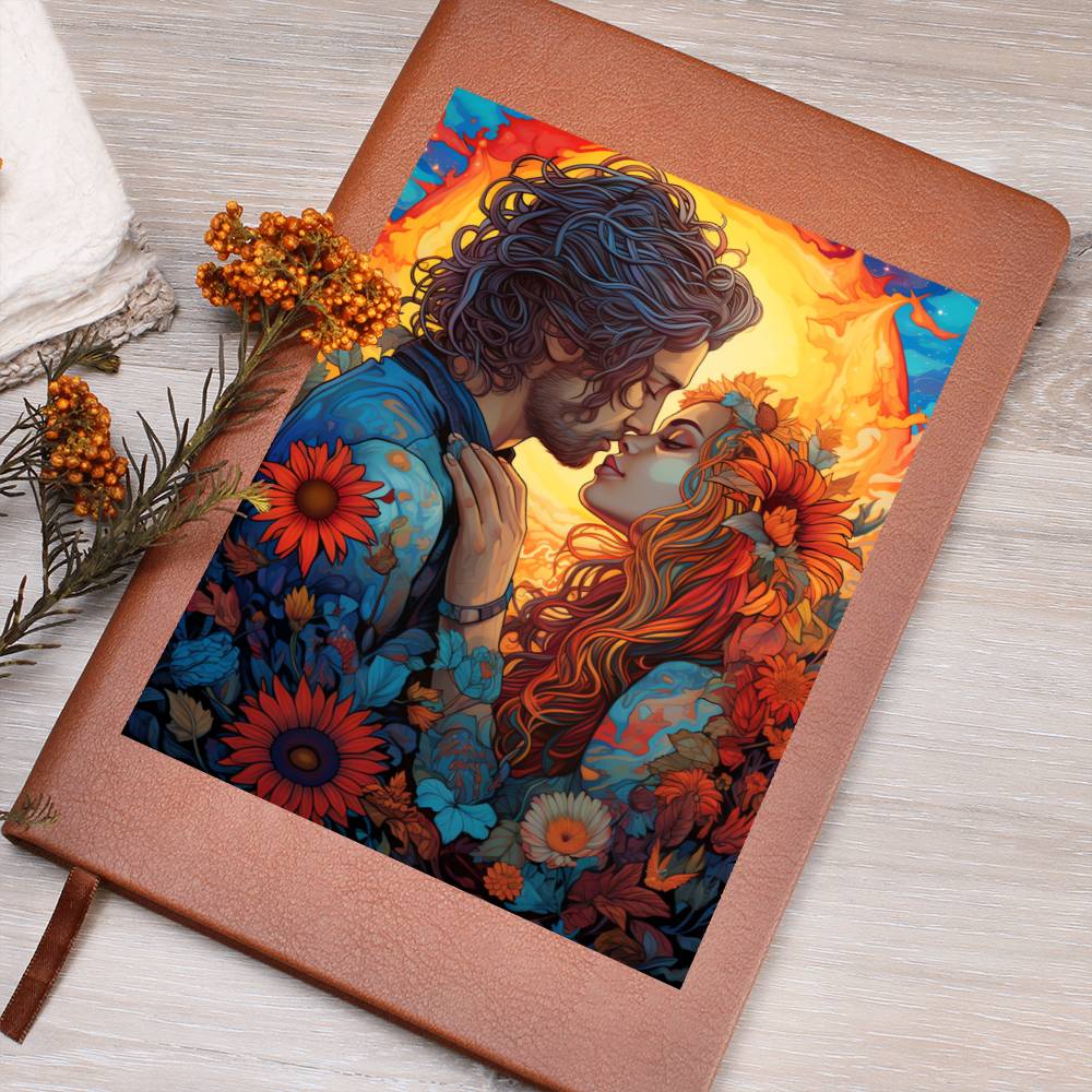 Valentine's Day Art 295 - Vegan Leather Journal