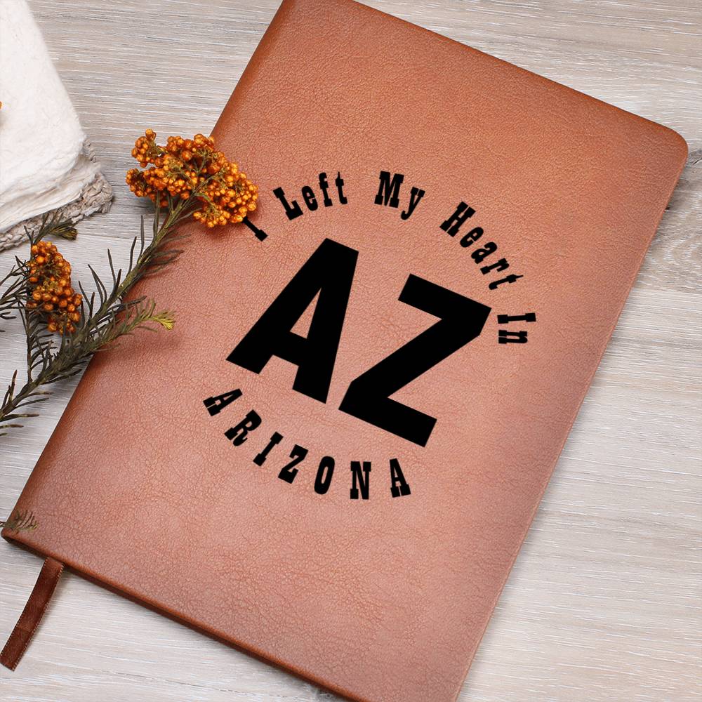 Heart In Arizona v01 - Vegan Leather Journal