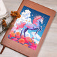 Cute Unicorn 009 - Vegan Leather Journal