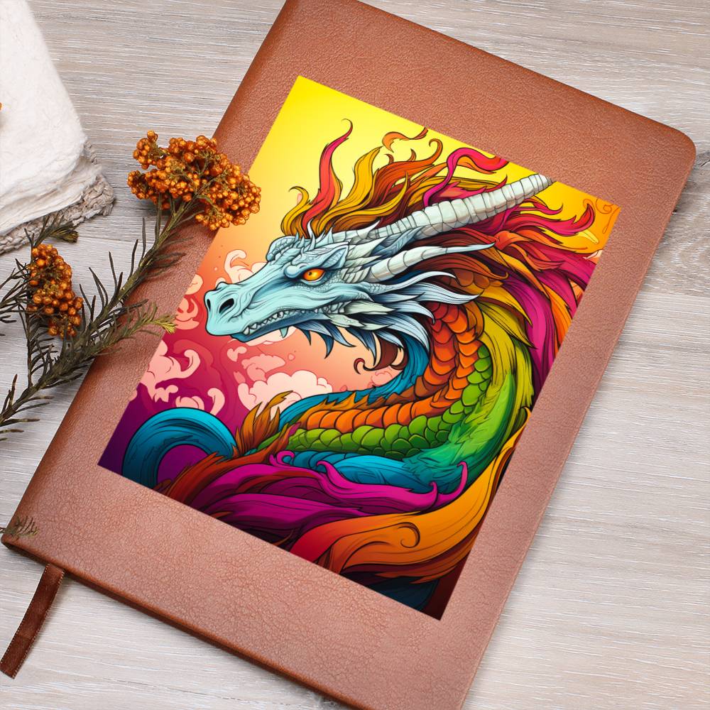 Majestic Dragon 023 - Vegan Leather Journal