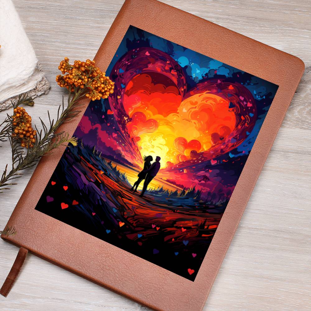 Valentine's Day Art 397 - Vegan Leather Journal