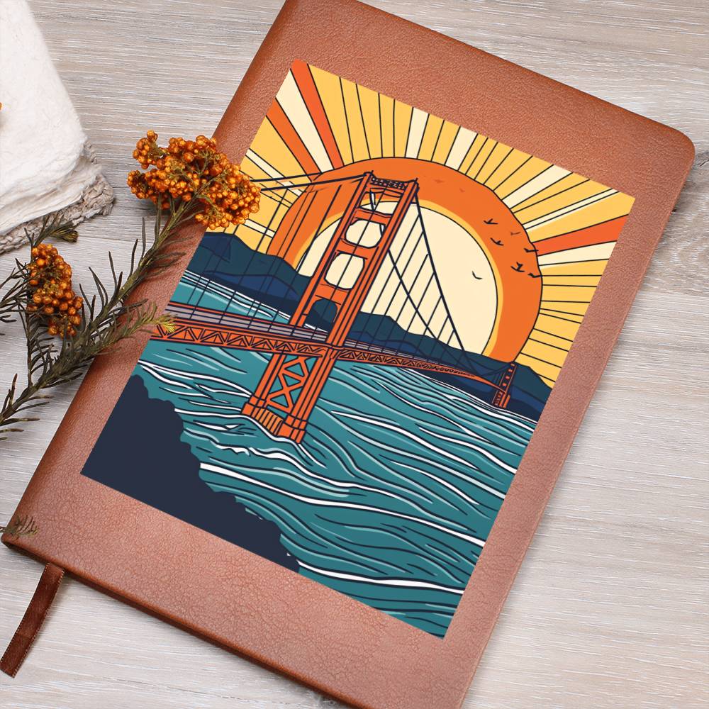 Minimalist BOHO Art 081 - Vegan Leather Journal