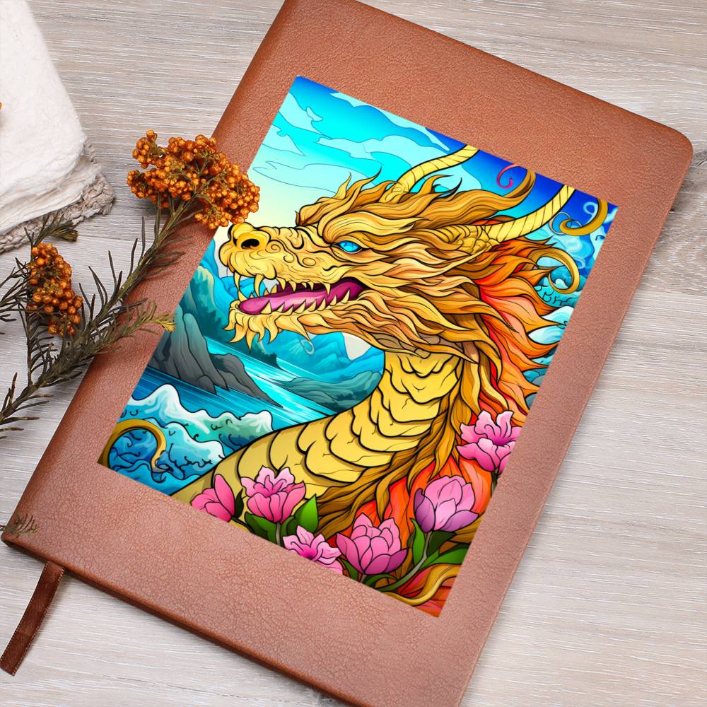 Majestic Dragon 021 - Vegan Leather Journal
